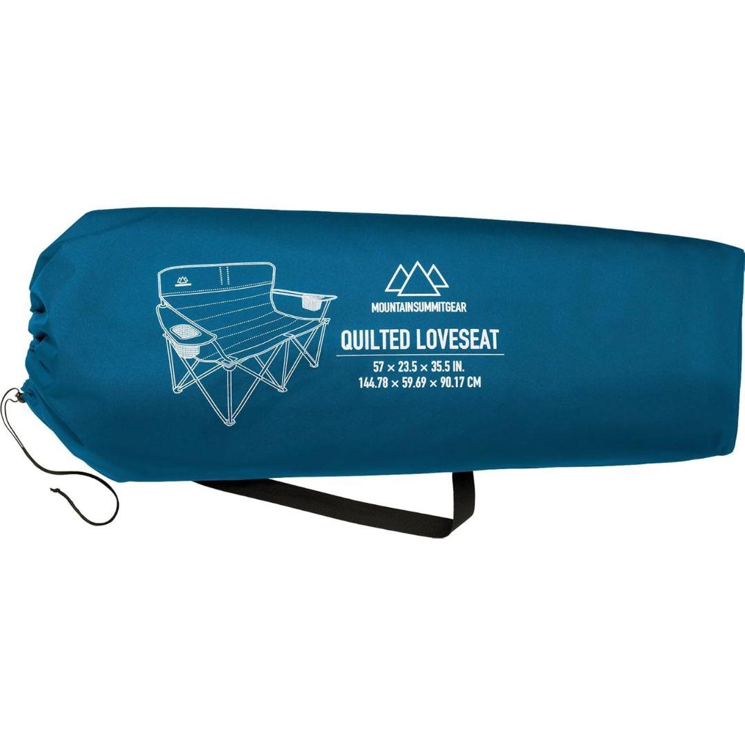 Mountain Summit Gear Quilted Love Seat